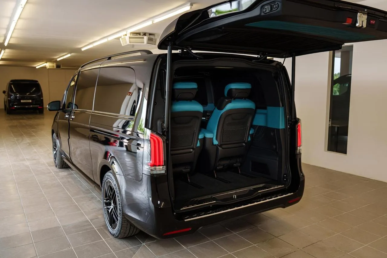 Mercedes-Benz V 300 d 4MATIC extralang Premium Tiffany by Franken Autodesign · Neuzustand · 20 km · Fahrgastraum mit 6 Sitzplätzen · 7