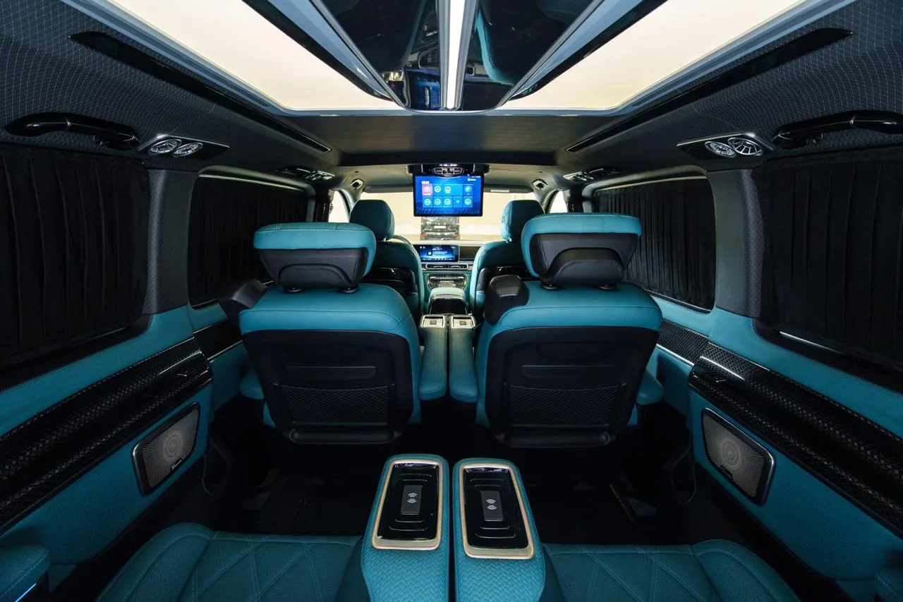 Mercedes-Benz V 300 d 4MATIC extralang Premium Tiffany by Franken Autodesign · Neuzustand · 20 km · Fahrgastraum mit 6 Sitzplätzen · 14