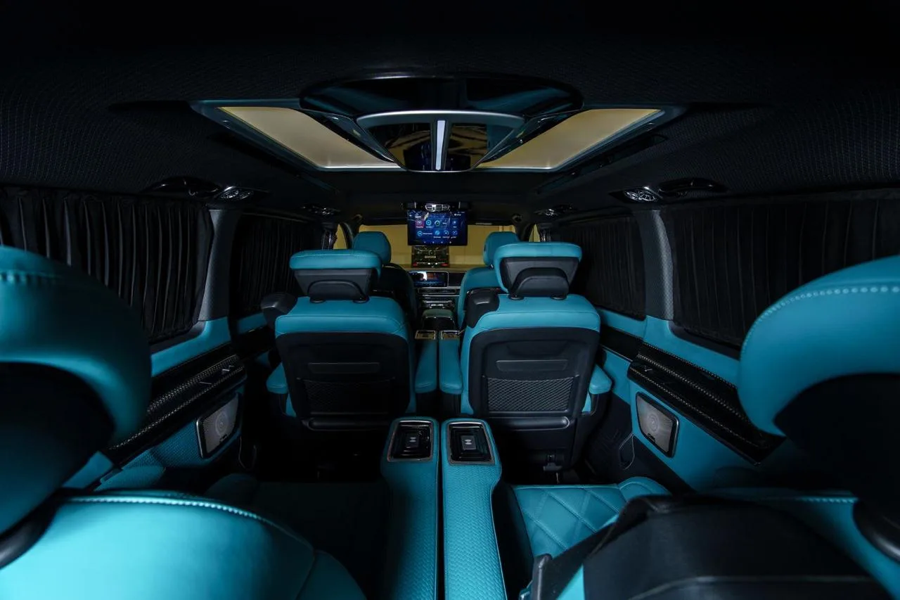 Mercedes-Benz V 300 d 4MATIC extralang Premium Tiffany by Franken Autodesign · Neuzustand · 20 km · Fahrgastraum mit 6 Sitzplätzen · 15