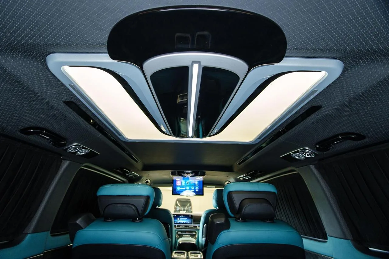 Mercedes-Benz V 300 d 4MATIC extralang Premium Tiffany by Franken Autodesign · Neuzustand · 20 km · Fahrgastraum mit 6 Sitzplätzen · 26