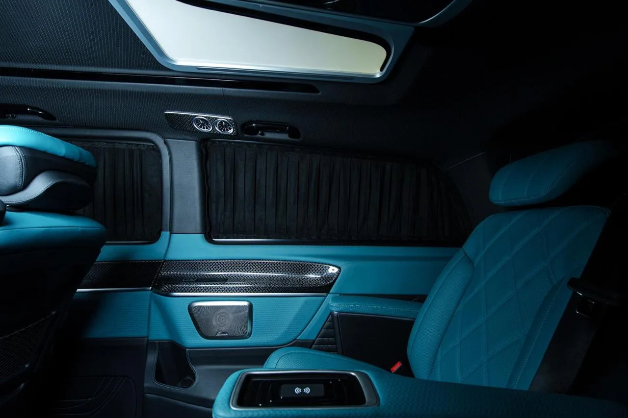 Mercedes-Benz V 300 d 4MATIC extralang Premium Tiffany by Franken Autodesign · Neuzustand · 20 km · Fahrgastraum mit 6 Sitzplätzen · 30