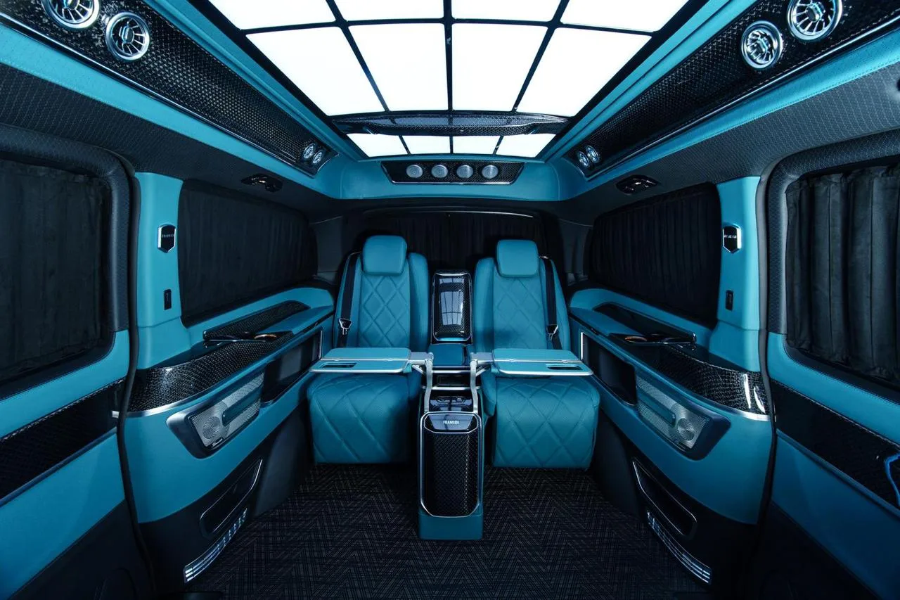 Mercedes-Benz V 300 d 4MATIC extralang Royal Lux Tiffany by Franken Autodesign · VIP-Lounge mit 4 Sitzplätzen · Erhöhtes Dach · Neuzustand · 20 km · 8