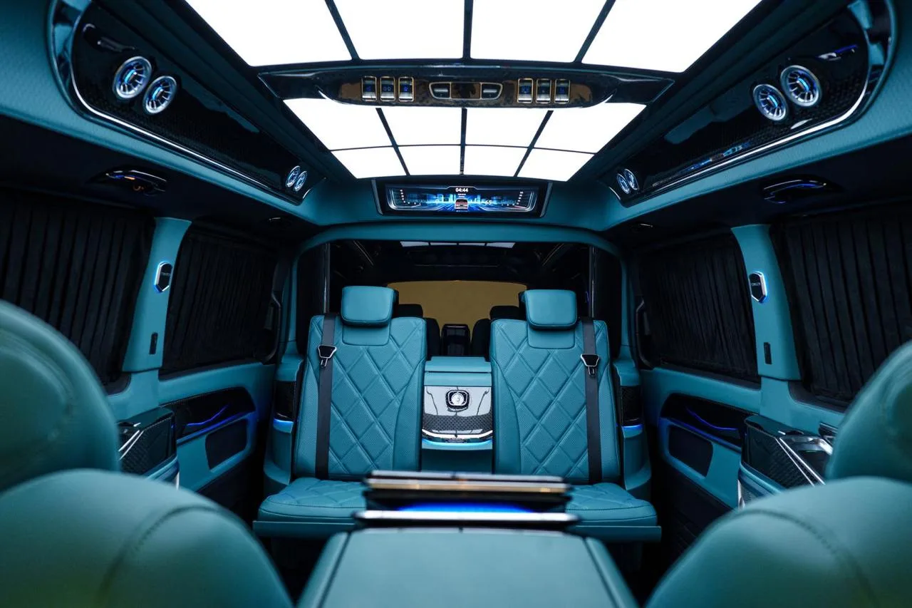 Mercedes-Benz V 300 d 4MATIC extralang Royal Lux Tiffany by Franken Autodesign · VIP-Lounge mit 4 Sitzplätzen · Erhöhtes Dach · Neuzustand · 20 km · 19