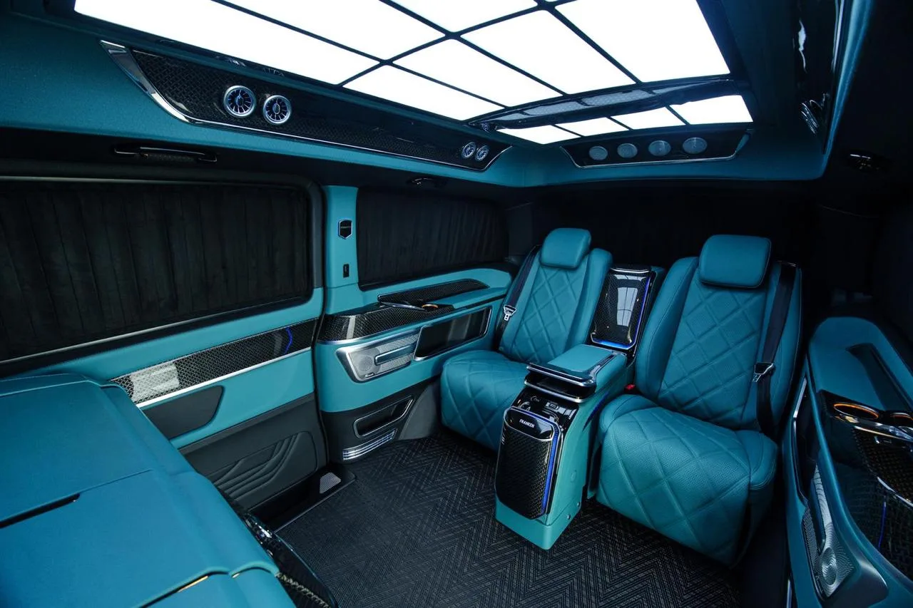 Mercedes-Benz V 300 d 4MATIC extralang Royal Lux Tiffany by Franken Autodesign · VIP-Lounge mit 4 Sitzplätzen · Erhöhtes Dach · Neuzustand · 20 km · 34